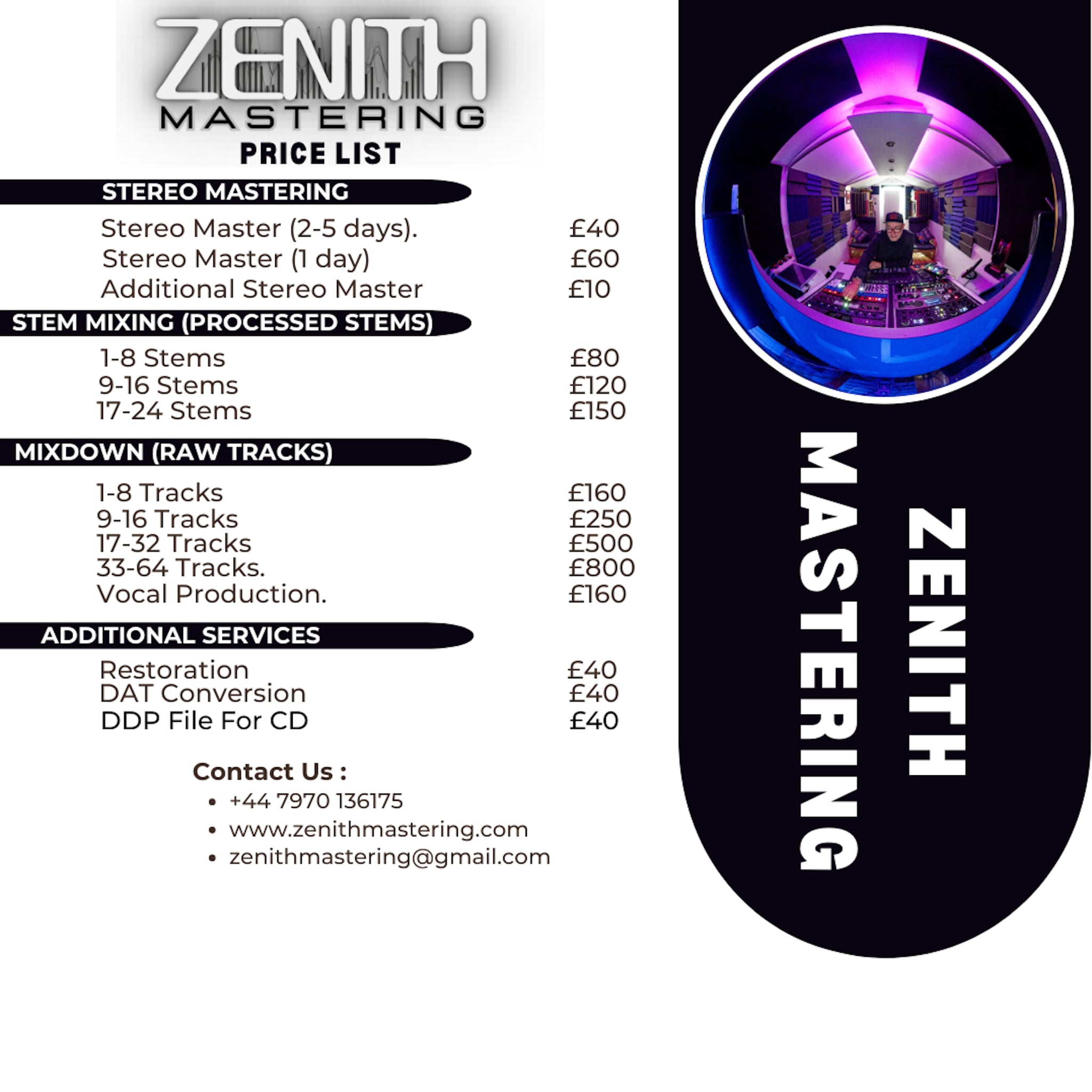Zenith-Mastering_PriceLIst
